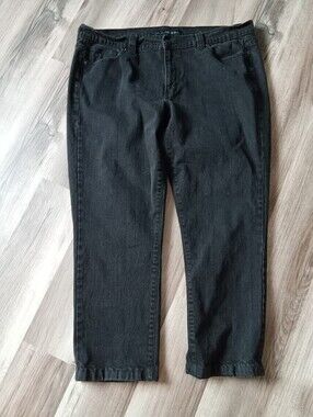 Calvin Klein Skinny Black Straight-Leg Jeans